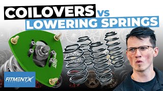 Should You Run Coilovers or Lowering Springs [upl. by Erlina]