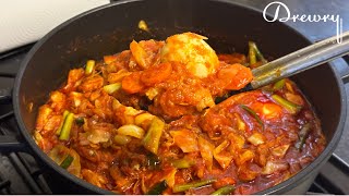 TASTY GHANA CABBAGE STEW amp SMOKED MACKEREL RECIPE [upl. by Yolanthe411]