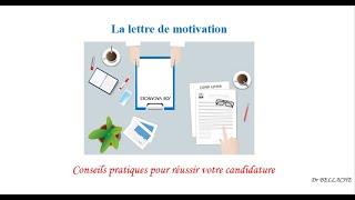 La lettre de motivation [upl. by Bergman]