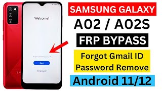 Samsung A02A02s FRP Bypass Without PC  2024 New Method  Android 1112 Google Account Unlock [upl. by Horten]