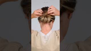 EASIEST LOW MESSY BUN [upl. by Shig]