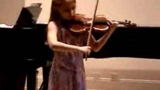 8 Year old violinist [upl. by Arlyn]