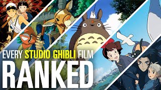 Every Studio Ghibli Movie Ranked  Bingeworthy [upl. by Revert]