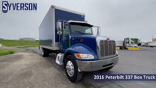 2016 Peterbilt 337 Box Truck Walkthrough Video [upl. by Nonna951]