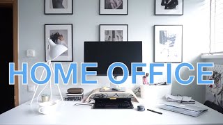 HOW TO SET UP A HOME OFFICE feat Ikea Herman Miller etc [upl. by Janey]