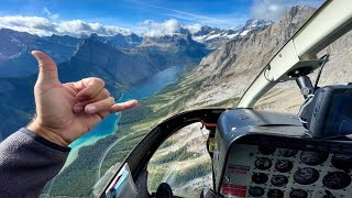 Banff Helicopter Flight in the Canadian Rockies [upl. by Wainwright]