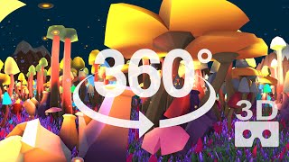 3D VR Magical Surreal World Landscape Animations in Virtual Reality 6K Stereoscopic 3D 360° [upl. by Wampler]