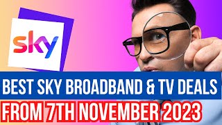 TOP 4 SKY BROADBAND DEALS FROM 7TH NOVEMBER 2023  SKY BLACK FRIDAY DEALS  TV BUNDLES  SKY REVIEW [upl. by Gerrit]