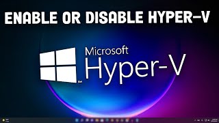 How To Enable Or Disable HyperV in Windows 11 Using Command Prompt [upl. by Anirazc]