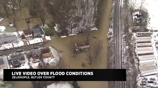 Flooding In Zelienople And Fombell [upl. by Roybn]