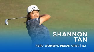 Shannon Tan shares the lead in Delhi  Hero Womens Indian Open [upl. by Tybalt]