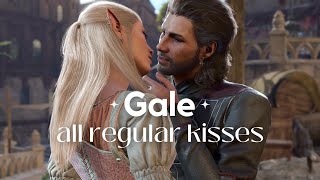 NEW Patch 6 Gale ALL regular kisses 🥵💋❤️  Baldurs Gate 3  4K [upl. by Munafo]