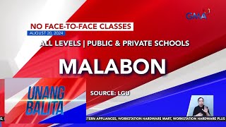 No facetoface classes as of 612 AM August 20 2024  Unang Hirit [upl. by Sirod]