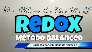 Balanceo Método REDOX paso a paso bien fácil [upl. by Ecirtael]