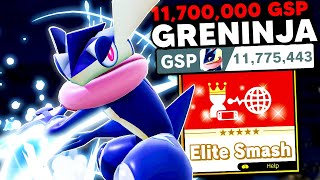 This is what an 11700000 GSP Greninja looks like in Elite Smash [upl. by Oberon481]