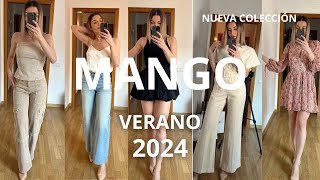 HAUL DE MANGO NUEVA COLECCIÓN VERANO 2024 TRENDS FONDO DE ARMARIO [upl. by Bollay829]