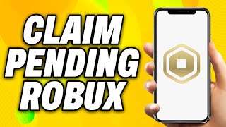 How To Claim Pending Robux 2024  Quick Fix [upl. by Cory]