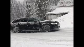 Audi A6 Allroad Snow Drift [upl. by Eira]