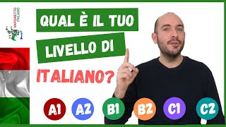 Qual è il tuo livello di italiano  Scopri il tuo livello di italiano con me A1C1 [upl. by Snah610]