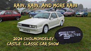 Cholmondeley Castle Classic Car 8th September 2024 it rained it rained a lot [upl. by Essenaj]