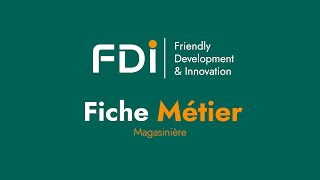 Fiche Métier  Magasinière [upl. by Sanez]