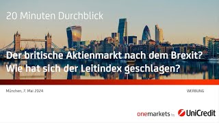 20 Minuten Durchblick Der britische Aktienmarkt nach dem Brexit [upl. by Cid]