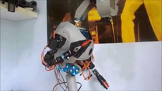 Robot arm mechanism with parallel linkages [upl. by Ahnavas]