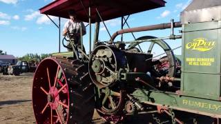 Rumely f 1530 at crosby spring startup 2016 [upl. by Hacker]