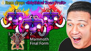 I Unlocked Mammoth Final Form In Blox Fruits [upl. by Ellary]