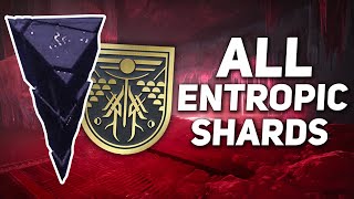 All 9 Entropic Shard Locations  Destiny 2 Beyond Light Splintered Title amp Aspect Quest Guide [upl. by Gibby690]