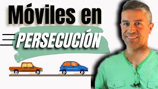 Problemas de ALCANCE o móviles en PERSECUCIÓN 🚴 🚕  MRU y MRUA [upl. by Ardnassela]