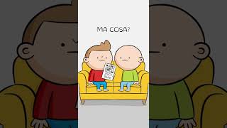 le parole crociate non sono il suo forte😓😂😆 ytshorts funny funnyvideo toon cartoon laugh [upl. by Chas]