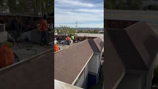 Flat Roof TearOff  Gravel RoofTorchDown roof flatroof roofsolution diy funny reroof [upl. by Standush372]