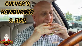 German tries Culvers🍔for the first time [upl. by Eide861]