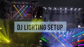 Dj Lighting Setup  Best Sharpy Lighting [upl. by Wanonah6]