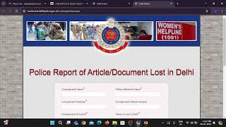 How to file EFIR  Step by step guide II How to register Online FIR [upl. by Eniad]