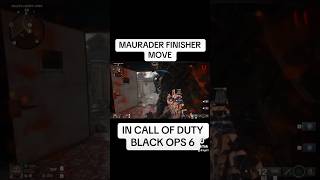 Marauder Finisher Move In Call Of Duty Black Ops 6 [upl. by Douglas]