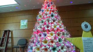 CHRISTMAS TREE MADE IN RECYCLED MATERIALS [upl. by Lanny]