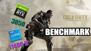 Call of Duty Advanced Warfare  RTX 3050 4GB Max Q  Intel Core i5 11400H  1080p Benchmark [upl. by Kristi723]