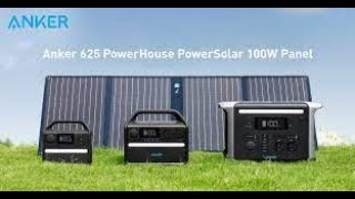 Anker 625 Taşınabilir Güneş Paneli 100W Solar Panel Kutu Açılımı [upl. by Htaras]