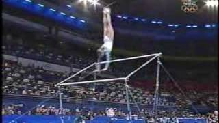 Yelena Produnova  2000 Olympics Team Finals  Uneven Bars [upl. by Odlo680]