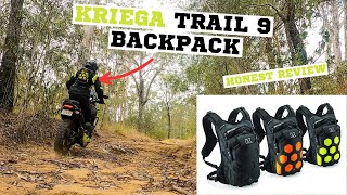 KRIEGA TRAIL 9 BACKPACK  HONEST REVIEW [upl. by Nemzzaj745]