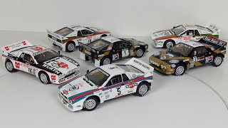 Rally Legend Lancia 037 Martini ESSO TOTIP WURTH Rally Team by Kyosho 118 [upl. by Leahcimnoj403]