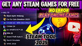 Hindi Get Steam Games For Free  No Clickbait  Latest Glitch  100 Free [upl. by Secnarf]