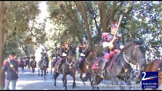 Festa della Polizia 2017  Galoppo reparti a cavallo  Pincio [upl. by Eikcin]