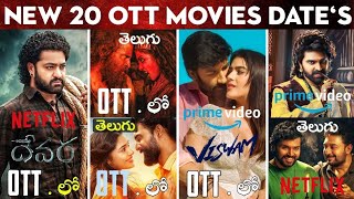 Upcoming OTT Telugu Movies Release  20 New OTT Movies Telugu  Viswam OTT  Devara OTT  Thangalaan [upl. by Esined]