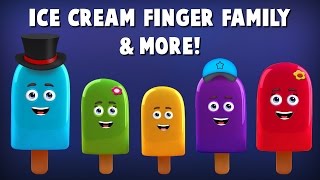 Ice Cream Finger Family Song  Top 10 Finger Family Songs  Daddy Finger Rhyme [upl. by Elconin]