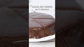 PASTEL en 5 MINUTOS con 4 Ingredientes 🍫 Sin Horno Sin Harina y Sin Azúcar [upl. by Ollopa]