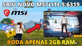 DESCOBRI MELHOR EMULADOR PARA PC FRACO NOVO MSI LITE 56315 DICAS  MÉTODOS 😱 SUPER LEVE 2GB RAM 🚀 [upl. by Ahsied]