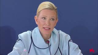 TÁR incontro con Cate Blanchett Todd Field e il resto del cast  Venezia 79 [upl. by Jonina]